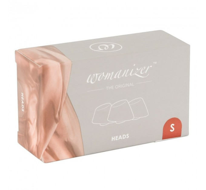 Сменные насадки на Womanizer Duo Heads, бордовые, размер S