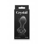 Стеклянная пробка NS Novelties CRYSTAL FLOWER BLACK