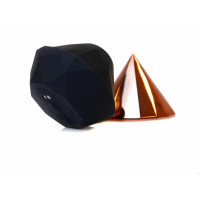 Вакуумный стимулятор клитора Diamond, розовое золото
