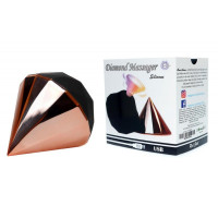 Вакуумный стимулятор клитора Diamond, розовое золото