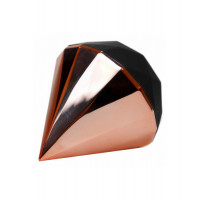 Вакуумный стимулятор клитора Diamond, розовое золото