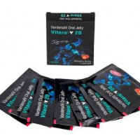 Vitara-20 желе для потенции Oral Jelly Strawberry ( цена за упаковку, 7 стиков) Vitara-20 желе для потенции Oral Jelly Strawberry ( цена за упаковку, 7 стиков)