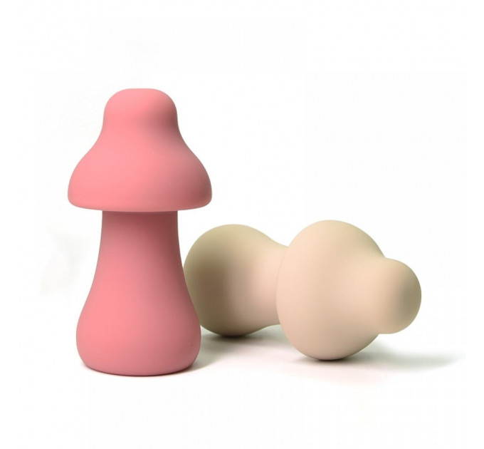 Вібратор для клітора у формі грибочка Sweet Em Velvet Lure Рожевий 9.4 см*5 см