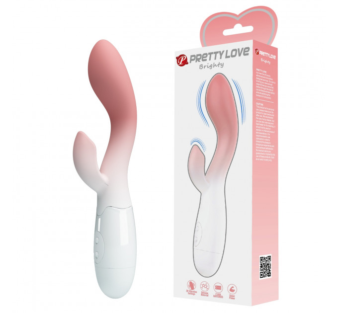 Вібратор-кролик PRETTY LOVE Brighty, 20 х 3.4 см