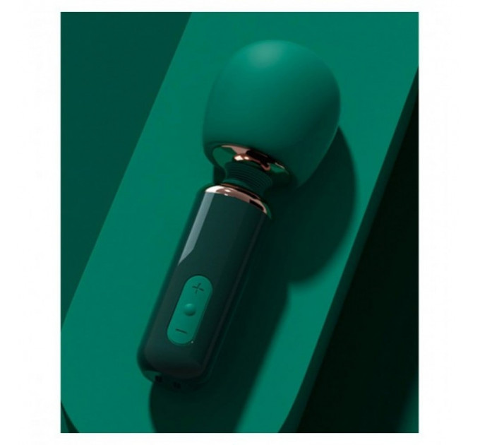 Вибратор-микрофон Qingnan No.5 Powerful Mini Wand Massager, зеленый