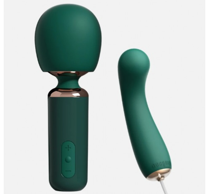 Вибратор-микрофон Qingnan No.5 Powerful Mini Wand Massager, зеленый