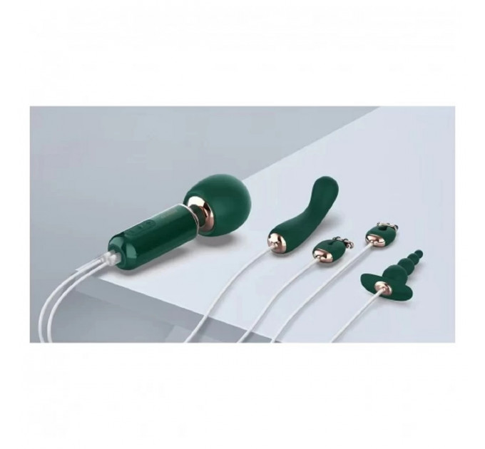 Вибратор-микрофон Qingnan No.5 Powerful Mini Wand Massager, зеленый