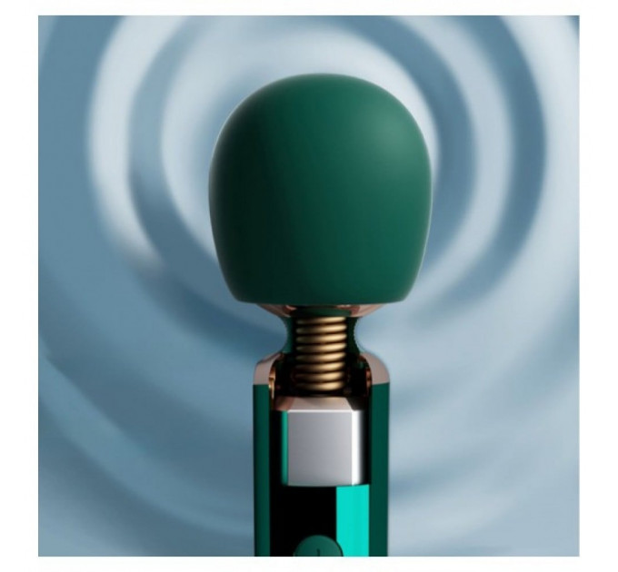 Вибратор-микрофон Qingnan No.5 Powerful Mini Wand Massager, зеленый