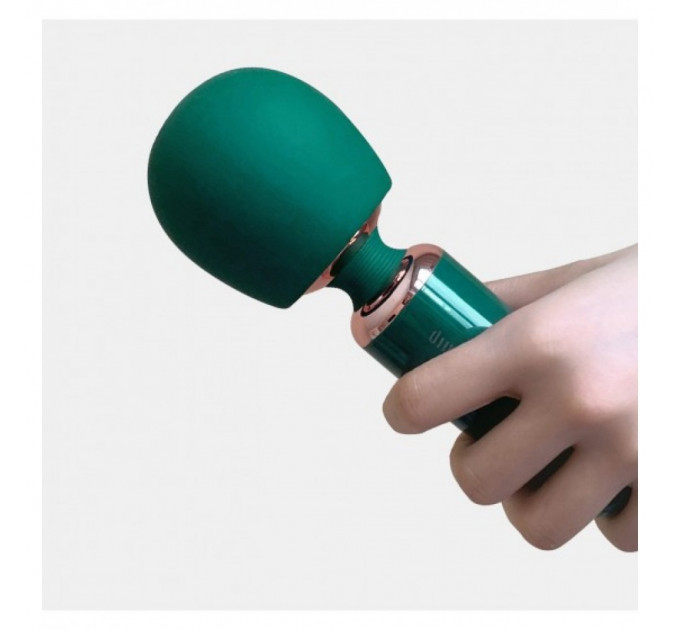Вибратор-микрофон Qingnan No.5 Powerful Mini Wand Massager, зеленый