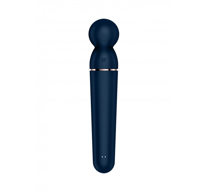 Вибратор-микрофон Satisfyer Planet Wand-er для стимуляции всего тела, синий, XXL
