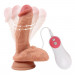 Вибратор реалистичный Chisa DiDi Extreal Sensual Controller на присоске с пультом, бежевый