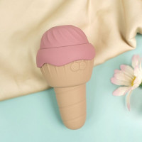 Вибратор и вакуумный стимулятор с язычком Sweet Em 0067F в форме мороженого