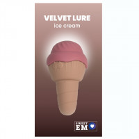 Вибратор и вакуумный стимулятор с язычком Sweet Em 0067F в форме мороженого