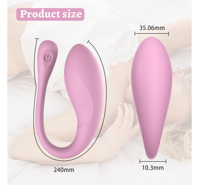 Виброяйцо Every Night Toys Isadora с дистанционным управлением, лавандовый, 10 режимов вибрации