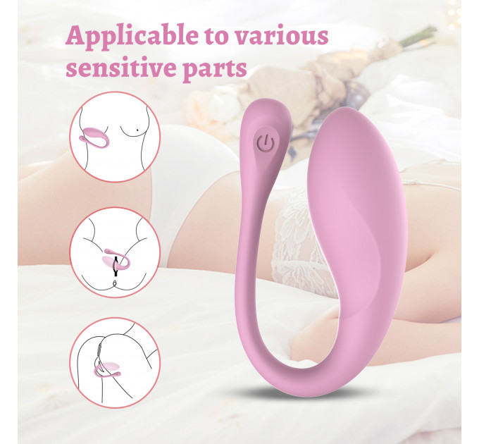 Виброяйцо Every Night Toys Isadora с дистанционным управлением, лавандовый, 10 режимов вибрации