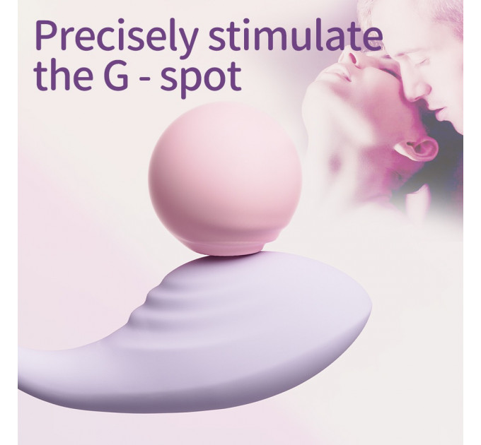 Віброяйце Every Night Toys Isadora з дистанційним керуванням, лавандовий, 10 режимів вібрації