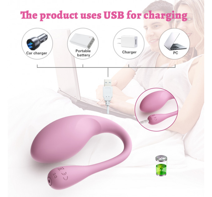 Виброяйцо Every Night Toys Isadora с дистанционным управлением, лавандовый, 10 режимов вибрации