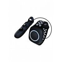 Вибронасадка на палец с браслетом Adrien Lastic черно-серый, размер L