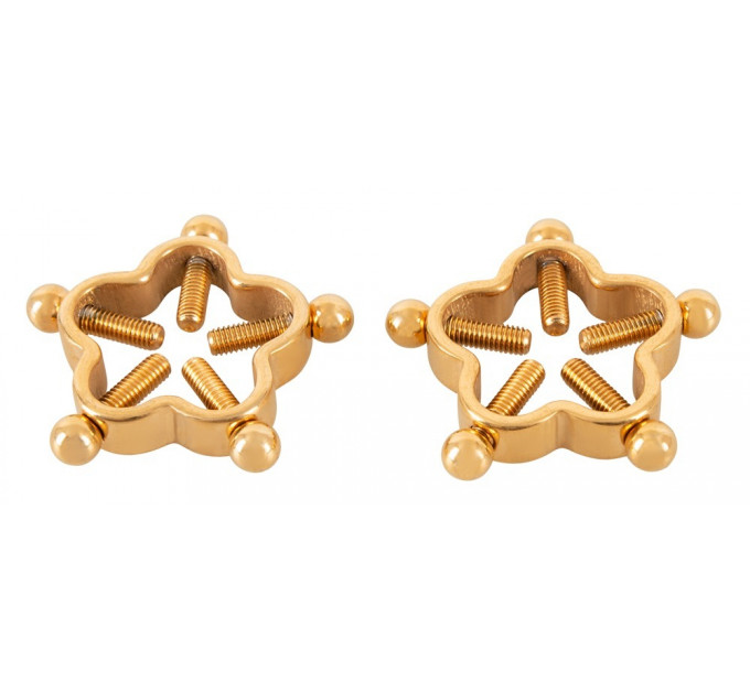 Зажимы на соски Bad Kitty Nipple Jewellery Gol