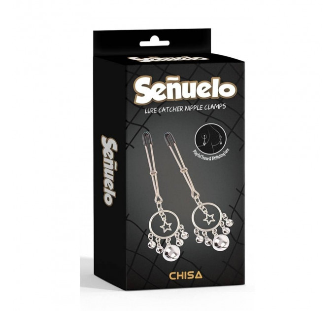 Зажимы на соски CHISA Senuelo Lure Catcher Nipple Clamps с бусинами