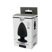 Анальна пробка Dream Toys Premium Silicone Plug термоактивна, чорна