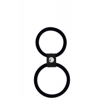 Эрекционное кольцо MENZSTUFF DUAL RINGS, BLACK