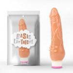 Вибратор реалистичный, рельефный Chisa Basic Luv Theory Beginner Rider, бежевый