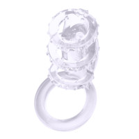 Насадка з вібрацією Chisa Get Lock Vibrating Cock Cage та ерекційними кільцями