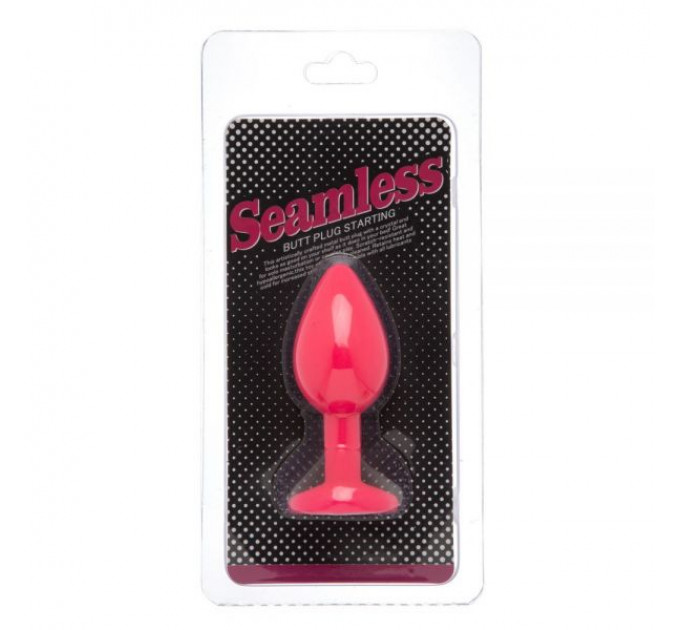 Анальная Pink Silicone Heart Light Pink, S