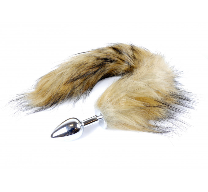 Анальна пробка з хвостом Boss of toys Fox TAIL-Brown XL