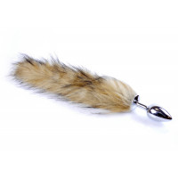 Анальна пробка з хвостом Boss of toys Fox TAIL-Brown XL