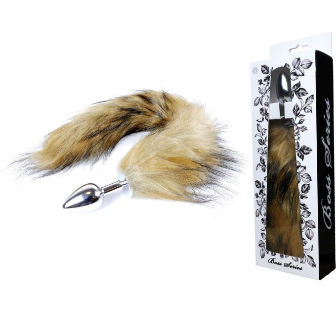 Анальна пробка з хвостом Boss of toys Fox TAIL-Brown XL