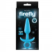 Анальная пробка с кольцом светящаяся FIREFLY PRINCE MEDIUM BLUE
