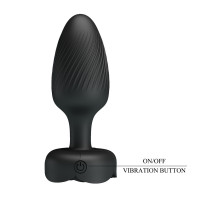 Анальный вибратор PRETTY LOVE Osborn с LED-подсветкой, 9.8 см