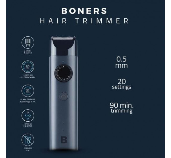 Триммер для волос Boners Hair Trimmer Shaver серый