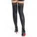 Панчохи еластичні Star Night з імітацією шкіри, чорні, XS-M