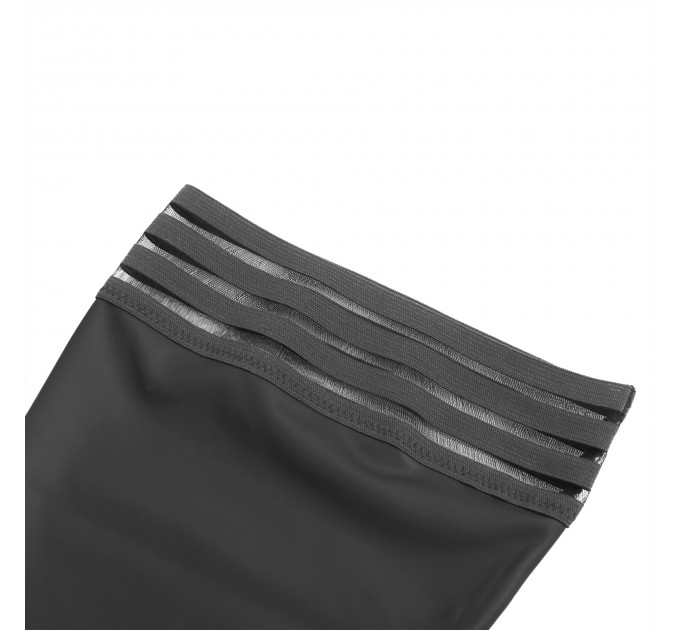 Панчохи еластичні Star Night з імітацією шкіри, чорні, XS-M