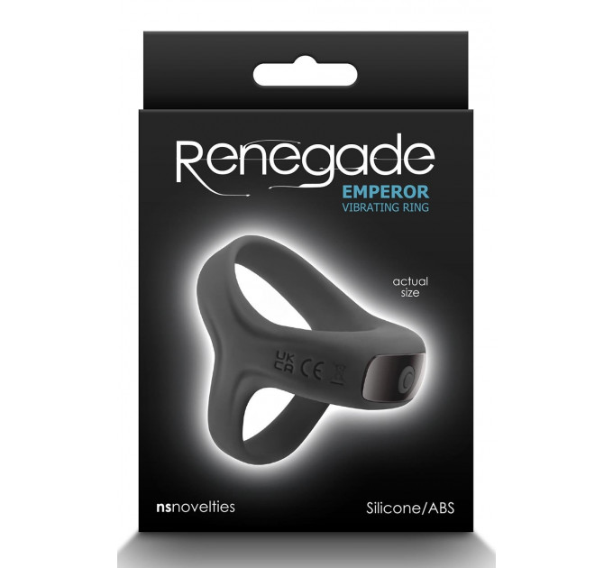 Ерекційне віброкільце NS Novelties Renegade, чорне