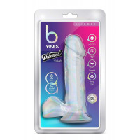 Фалоімітатор реалістичний на присосці Blush B Yours прозорий, 20.3 х 4.4 см