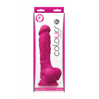 Фалоімітатор силікон NS Novelties COLOURS PLEASURES 7" DILDO PINK