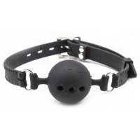 Кляп DS Fetish Mouth силиконовый, черный, L Кляп DS Fetish Mouth силиконовый, черный, L