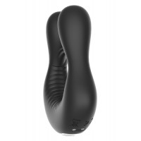 Кольцо эрекционное для пениса с вибрацией Dream Toys черное