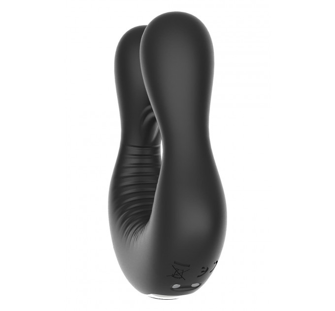 Кольцо эрекционное для пениса с вибрацией Dream Toys черное