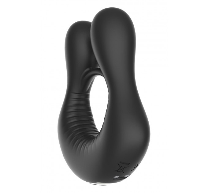 Кольцо эрекционное для пениса с вибрацией Dream Toys черное