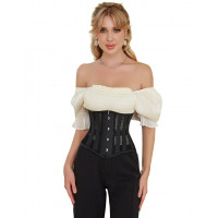 Корсет из сетки Star Night Steel Bones Grid Corsets с крючками и шнуровкой, черный, XL (без коробки) Корсет из сетки Star Night Steel Bones Grid Corsets с крючками и шнуровкой, черный, XL (без коробки)