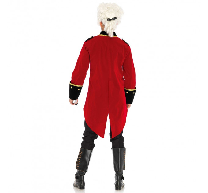 Мужской костюм капитана M/L, Leg Avenue, 2 предмета, красный