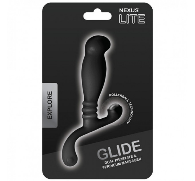 Массажер простаты Nexus Glide черный, 10 х 2.8 см