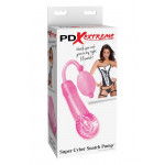 Мастурбатор Вагина Pipedream PDX Extreme с мощным насосом, розовый