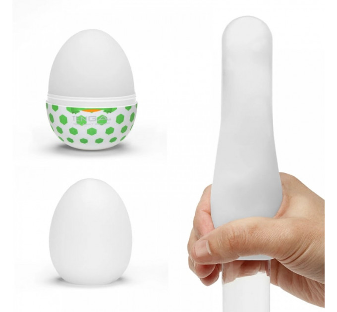 Мастурбатор хай-тек TENGA Egg Wonder Stud, білий