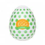 Мастурбатор хай-тек TENGA Egg Wonder Stud, білий